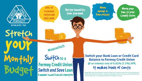 SynergyCUCork's tweet image. Switching your loan to  #Fermoy credit union, best #decision you will make in #Ireland2016 fermoycreditunion.ie/news.asp?id=46