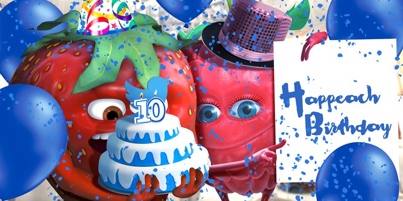 oasisbefruit's tweet photo. Joyeux anniversaire Kiwitter ! Plein de pommes choses pour la suite ! #LoveTwitter https://t.co/Nm89FEQtlI