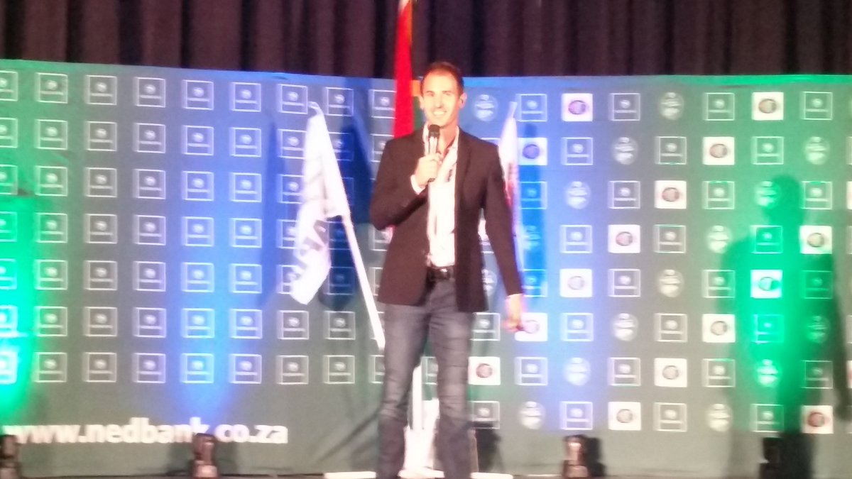 janshark's tweet photo. Wat 'n great toespraak deur @arnufourie gisteraand! Inspirerend!! @GreyKollege #GCB #sasapd #fssapd #NedbankChamps https://t.co/akwD0U4olA