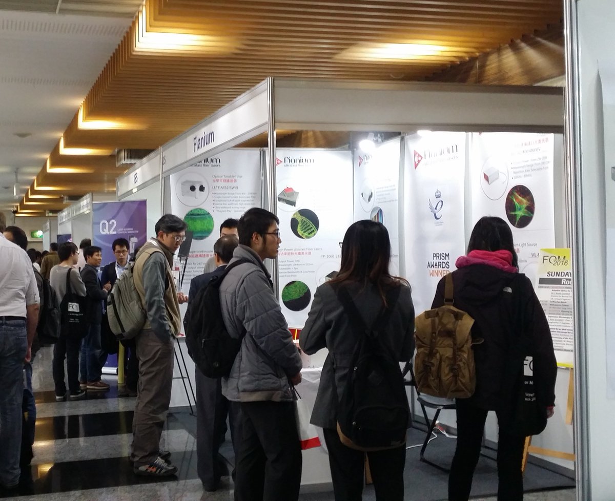 Come and see <a href="/FianiumLtd/">Fianium Ltd</a> at #FOM2016. We're in booth #35 on 2nd Floor. #FocusonMicroscopy