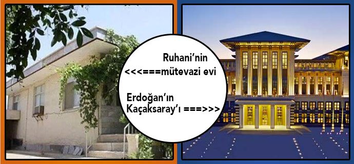 UlusTT's tweet photo. Elin adamları mütevazi ama Erdoğan sarayında sefa sürüyor. https://t.co/4FrFghGd0B