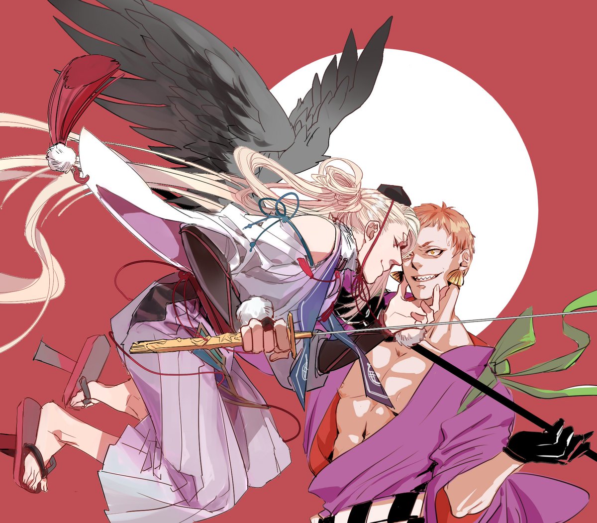 刀剣乱舞 ずっと大太刀今剣と岩融の戦闘シン が描きたかったです 今度は子夜さんと一緒に書き ねのイラスト 刀剣乱舞 ずっと大太刀今剣と岩融の戦闘シン が描きたかったです 今度は子夜さんと一緒に書き ねのイラスト