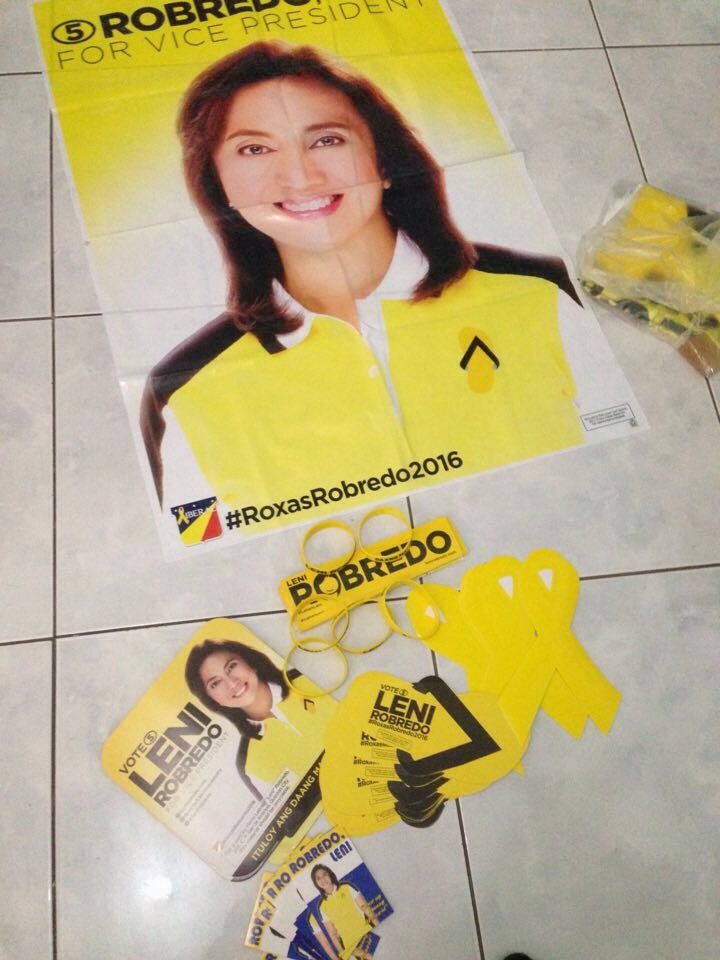 rojan88's tweet photo. Handa na ang mga gamit para sa Laban ni Leni :-) #LeniIsMyVP #DefinitelyLeni #Halalan2016 #juanvote https://t.co/ou7vsS7nDz