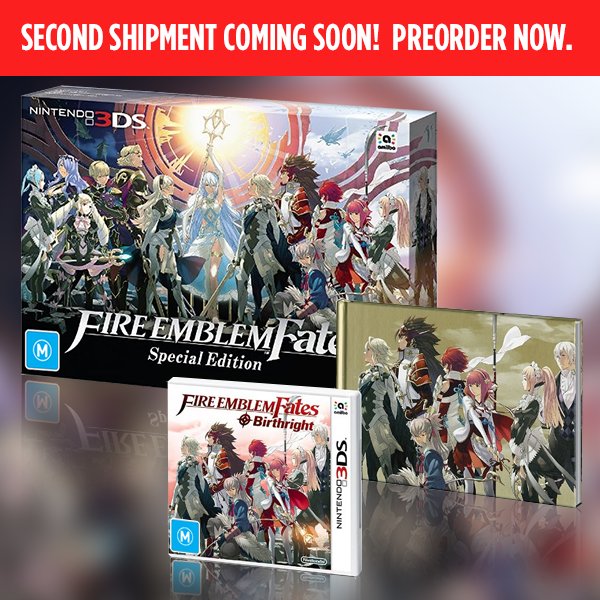 Eb Games Australia 2nd Wave Of Fire Emblem Fates Special Edition Now Available To Preorder Now For June T Co 7eypcwczfg T Co Rzoydpby0t