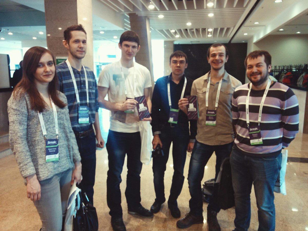 Axmor_Russia's tweet image. Сотрудники #Аксмор посетили конференцию #jbreak. Спасибо организаторам за интересное мероприятие, было круто!