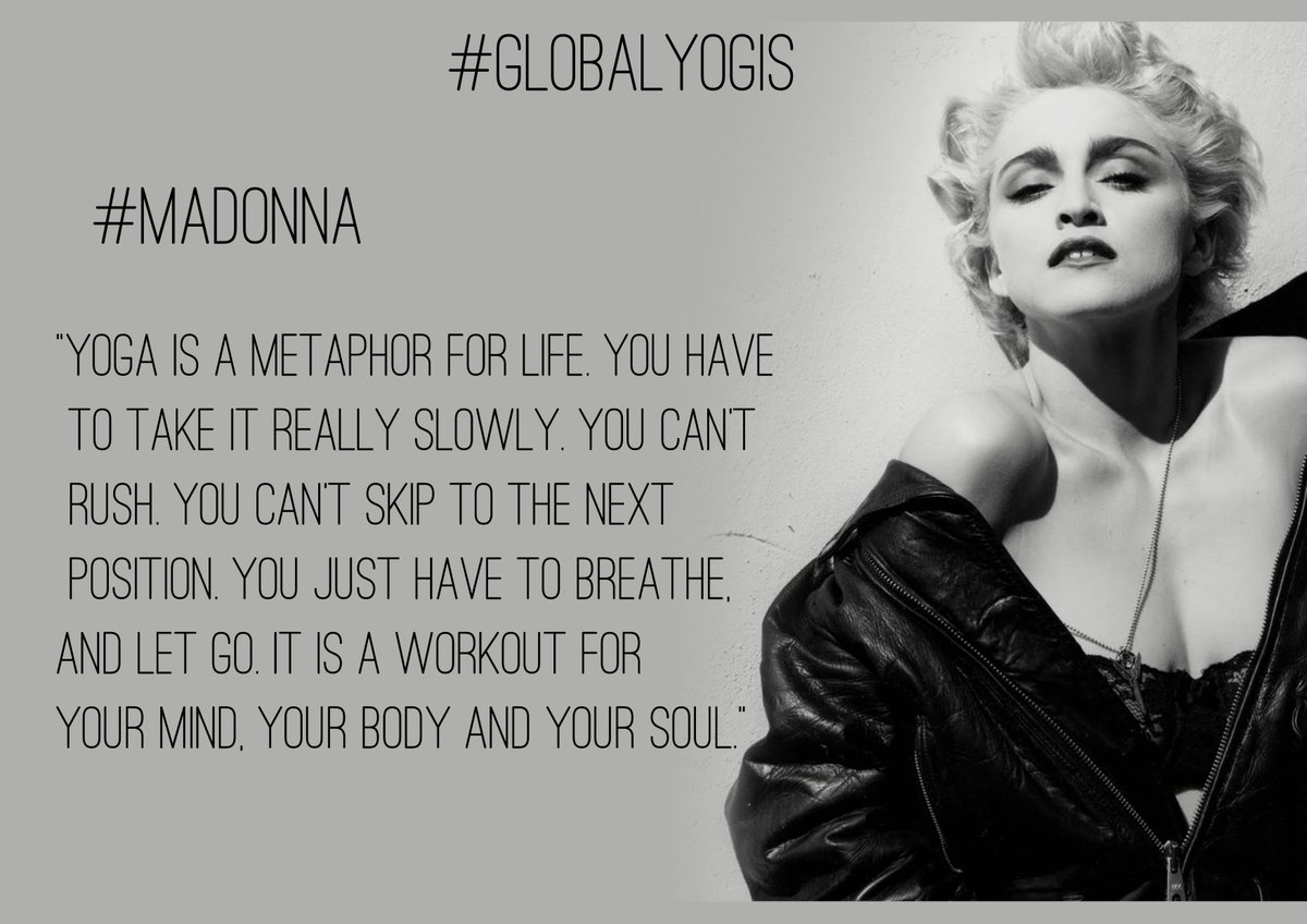 ForesticaIN's tweet photo. Yoga Mondays! Your favourite #celebrities who are devoted #Yogis #GlobalYogis #madonna https://t.co/rN76MnyvJN