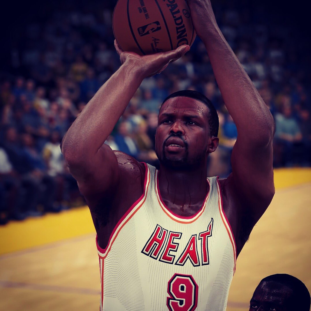 Nba32k's tweet photo. The Miami Heat bounce back and defeat the Golden State Warriors in OT 122-117 on Loul Deng's 24p, 8r, &amp; 12a. https://t.co/w4ypkglFdh