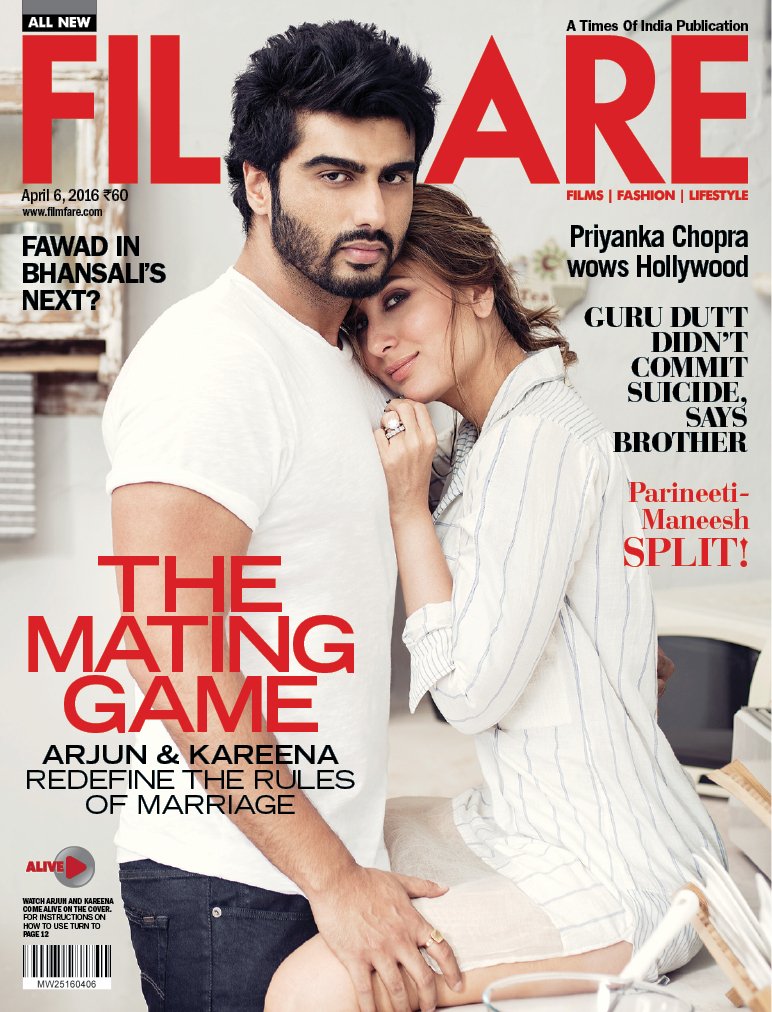 filmfare's tweet image. Sexy and they know it!

Presenting #KareenaKapoorKhan &amp;amp; @arjunk26 on our latest cover.

Grab your copy now!