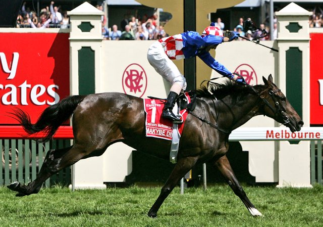FlemingtonVRC's tweet photo. Happy birthday Makybe Diva! The three time Emirates Melbourne Cup winner turns 17 today. 
#Flemington https://t.co/eWNxcDUaRJ