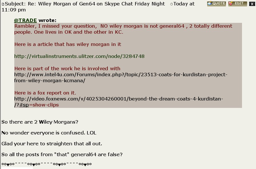 Wiley Morgan of Gen64 on Skype Chat Friday Night ~  Updated 6/10  - Page 3 CeDQ5E6UIAEtJ4l