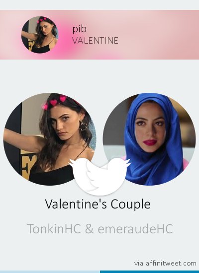katmcanamara's tweet photo. [Valentine] @TonkinHC's Valentine should be @emeraudeHC! Who should be yours?
via https://t.co/FGDSbvPAEd https://t.co/V7ndqzrts2
