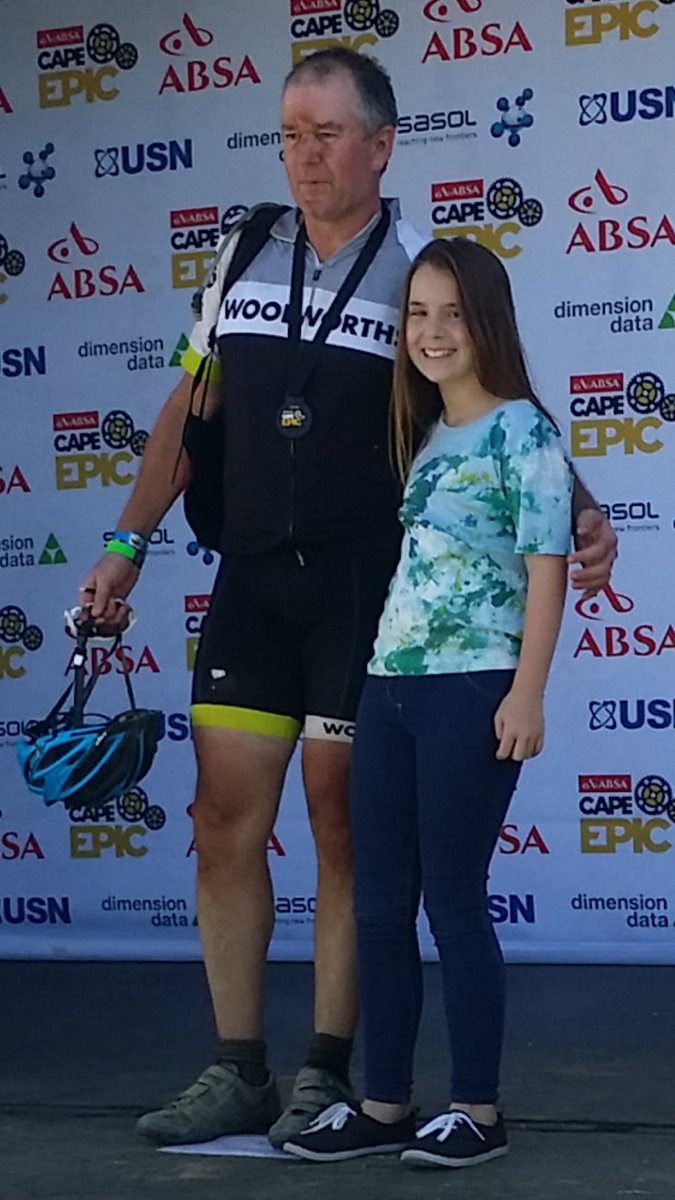 Great to have the family &amp; friends at the finish! Missing my bike this morning for some strange reason. #clemengold