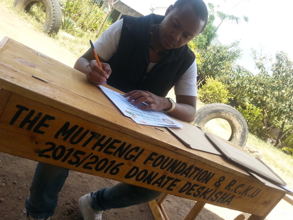 holydave's tweet photo. Kids at Christ Our Refuge Children's Home, Kahawa Mwihoko now have new desks courtesy of #RCKU &amp; #MuthengiFoundation https://t.co/ML5fZ96E0j