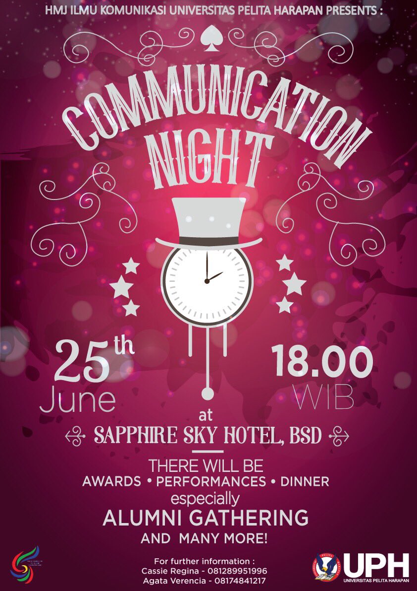 HMJ Ilmu Komunikasi Universitas Pelita Harapan presents :