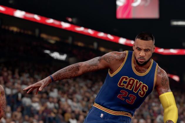 Nba32k's tweet photo. The @cavs get revenge, defeat the @MiamiHEAT 114-101 on @KingJames 28 pt, 8r, &amp; 7a. https://t.co/IhXNRgD4N3