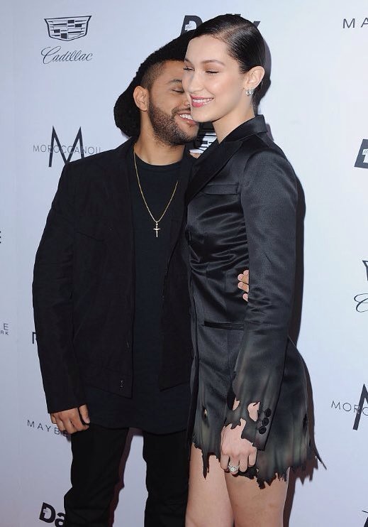 BellaHadid_TH's tweet photo. เบลล่าและ The Weeknd ที่งาน #flash2016 https://t.co/bgoHNk6Gbz