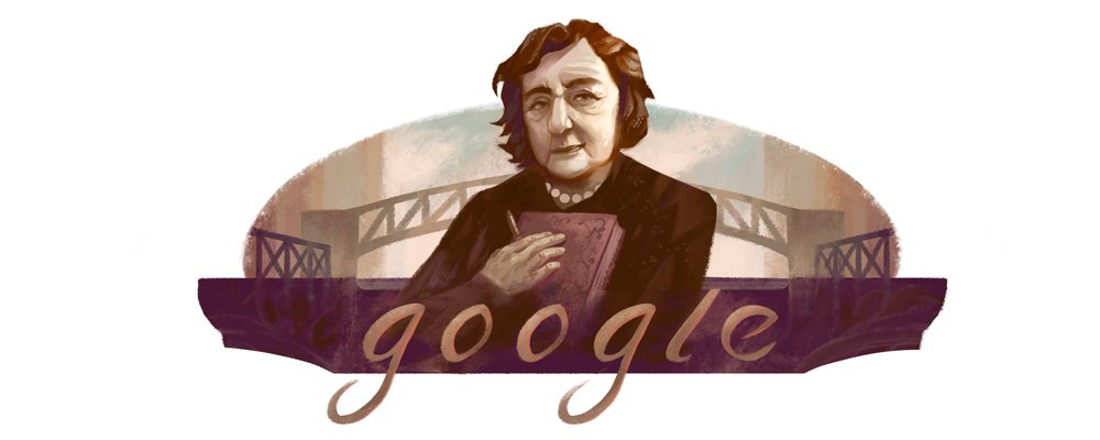 DooglesApp's tweet photo. Alda Merini’s 85th birthday #GoogleDoodle by @AlyssaWinans https://t.co/ij9sRiuXZ8 via @DooglesApp #Italy #poet https://t.co/lpAZXUxPBs