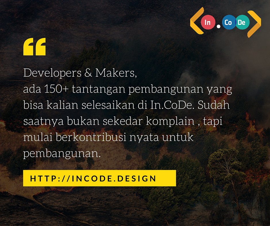 incodecollab's tweet photo. Devs, ada 150+ tantangan menunggu kalian di https://t.co/L4qe5j0fBr . Saatnya berkontribusi untuk pembangunan. https://t.co/LHx29FVdgF
