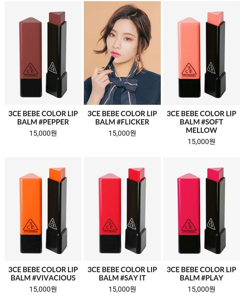 BhynxQ_'s tweet photo. [Plz RT] เปิดพรี #3CE BEBE COLOR LIP BALM ตัวใหม่ แท่งละ 560 ฿ สนใจแอดไลน์ ; @fmi5452a 🙏 https://t.co/in8d1xA8YO
