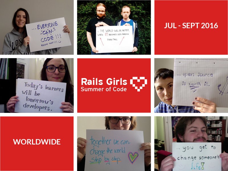 Rails Girls Summer of Code tweet media