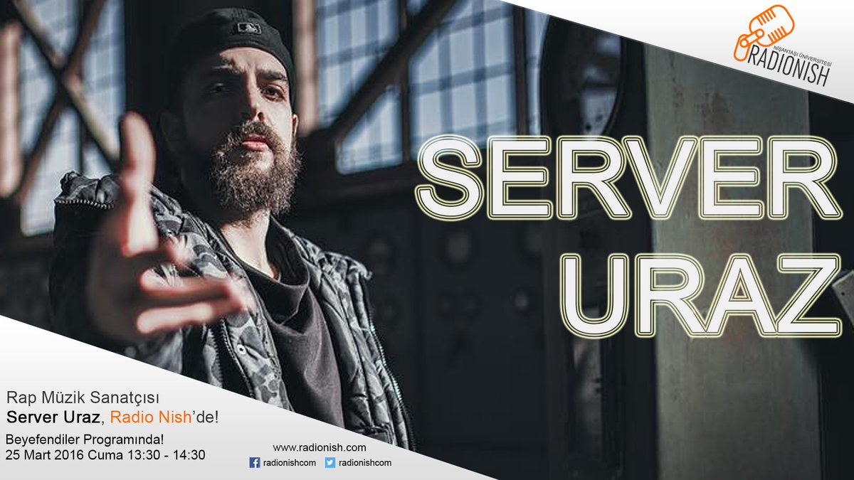 25 Mart Cuma 13:30'da <a href="/ServerUraz/">Server Uraz</a> radionish.com'da konuğum oluyor. #ServerSorum sorularınızı bekliyoruz...