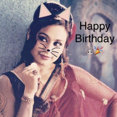 Princess__misha's tweet photo. To the Most Beautiful Woman in this World, to the Queen of Hearts ❤️
Happy Birthday Rani 🐰🎈 
#RaniMukerji https://t.co/OYXU6nhlYI