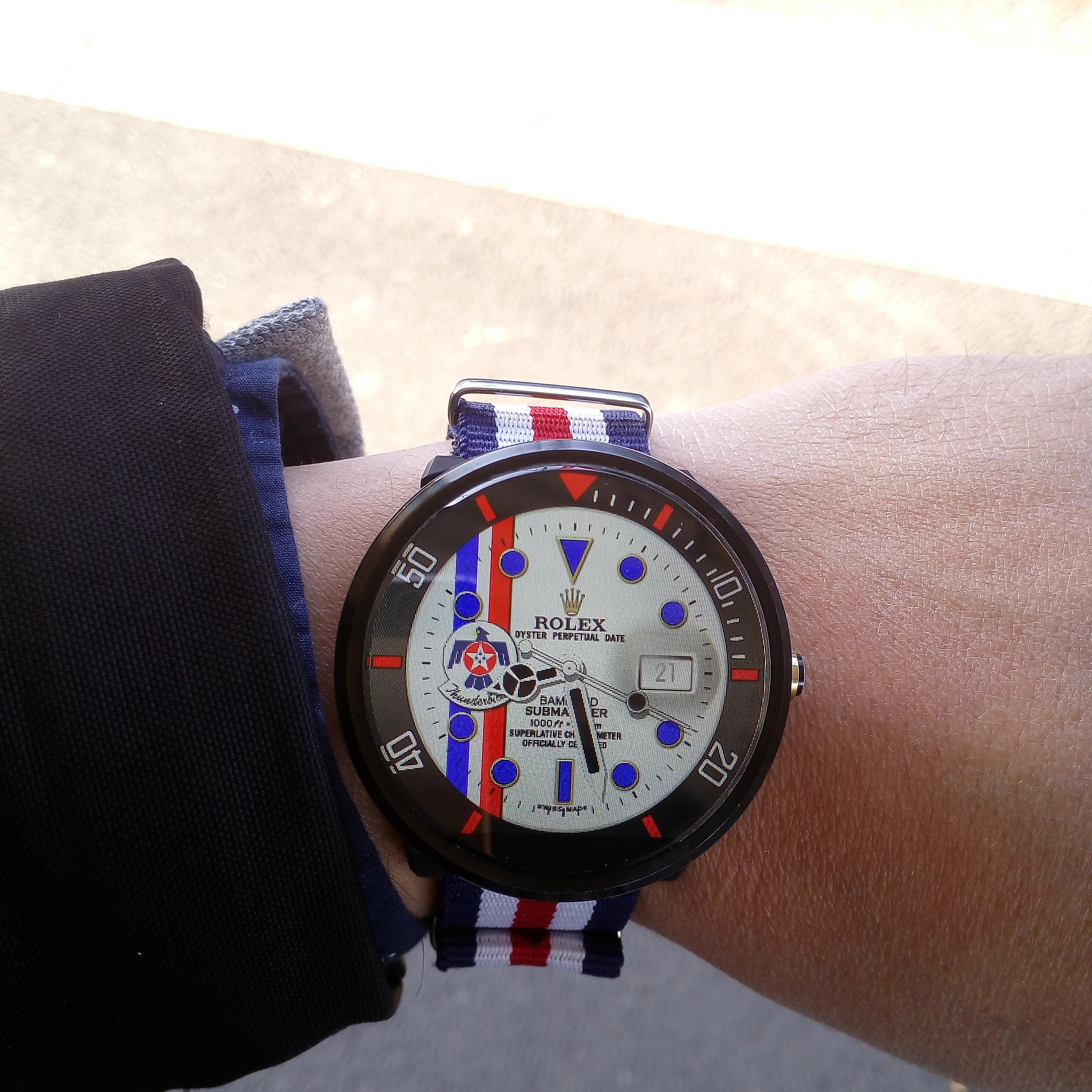 1001watchfaces Watchfaceoftheday On Smartwatch Moto360 Rolex Usaf Thunderbirds Watchface Androidwear T Co Hddplfcyxe T Co 1zwoye32hr