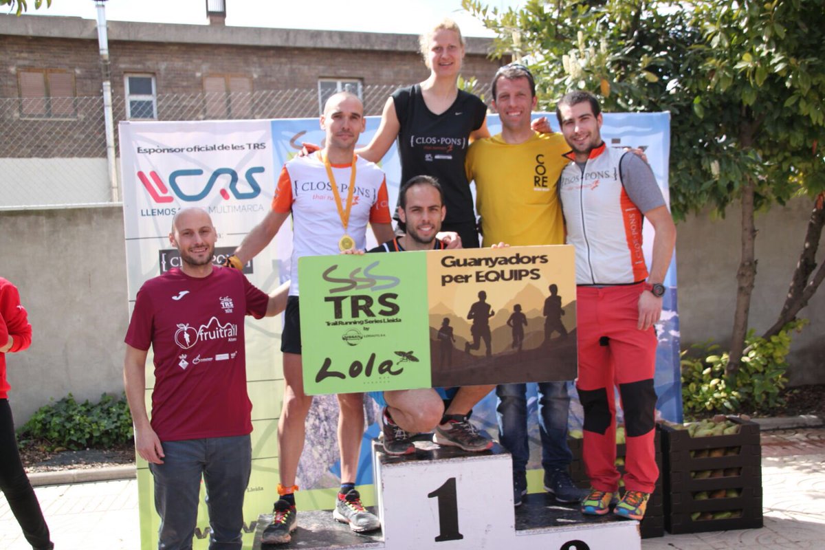 trailrunlleida's tweet photo. Clos Pons Thai Runners guanya la competició d'equips de la Fruitrail d'Aitona, pel davant del A.A Xafatolls Unimèdic https://t.co/shFrqYA2cg