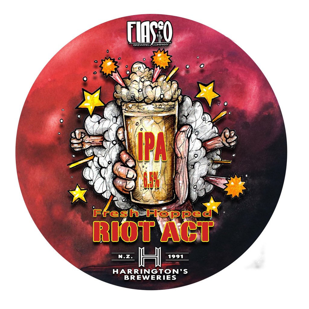 Fresh hop colabs! <a href="/Harringtons_NZ/">HarringtonsBreweries</a>