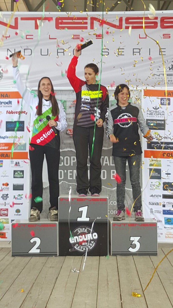 japumir's tweet photo. 1a copa catalana en bitem terreno muy complicado por la mezcla de  piedra y barro asi k muy satisfecha @BH_Bikes https://t.co/cRmC9RtJPm