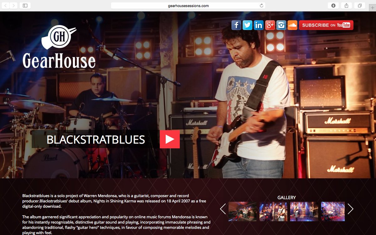 warren_dsouza's tweet photo. #GearHouseSessions website Live &amp; Kickin' thanks all &amp; RT whoever have been a part or performed at @gear_house https://t.co/Bp0xTcDhbF
