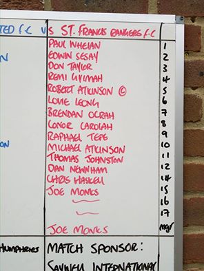 SFRFootballClub's tweet photo. St Francis team that took their third point of the season on Saturday VS @WorthingUtdFC https://t.co/WeQ4LQMMW7