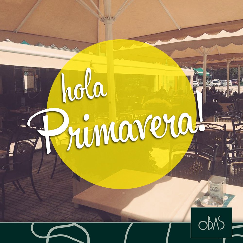 RestauranteObas's tweet photo. Los días son más largos y el sol calienta un poco más...
¡Hola #Primavera! 😊
➡️ https://t.co/sEwS6U6hJy
#Pamplona https://t.co/zITbaEJ3YL