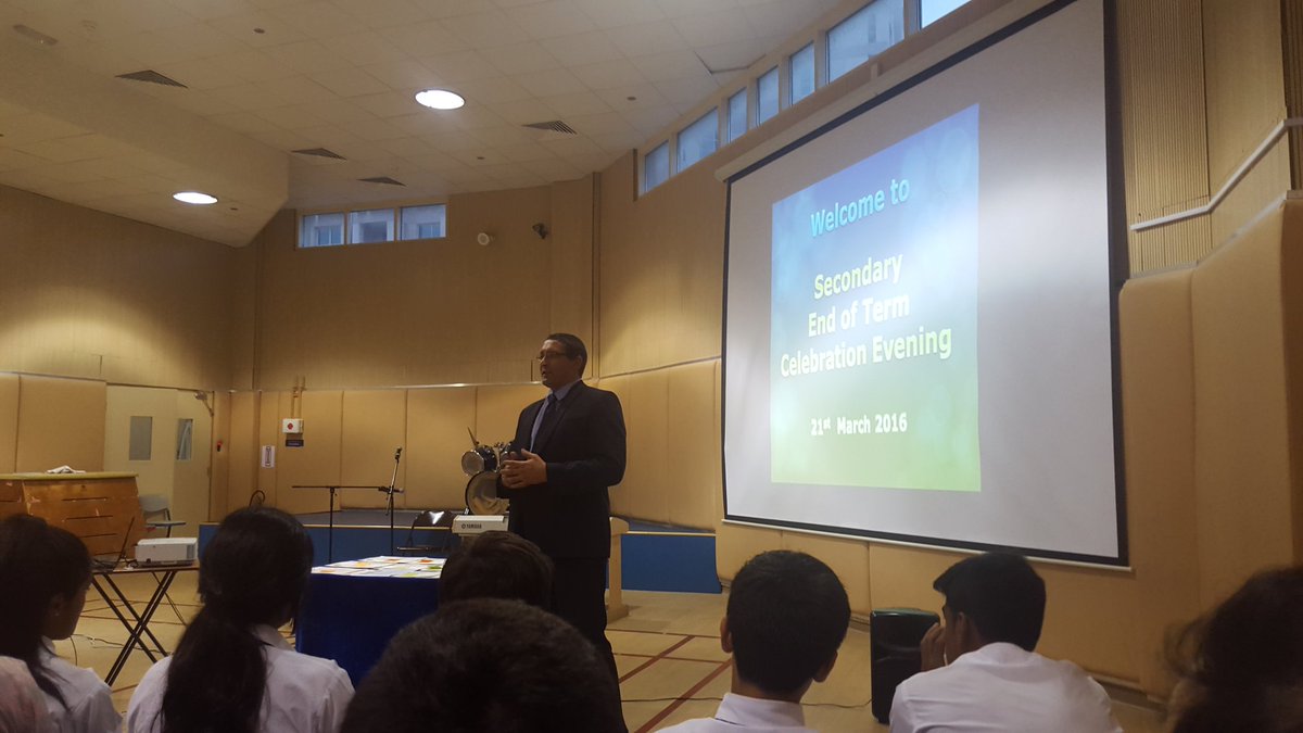 End of term celebration evening. So many awards to be presented to star students!  #risdubai #awards #education