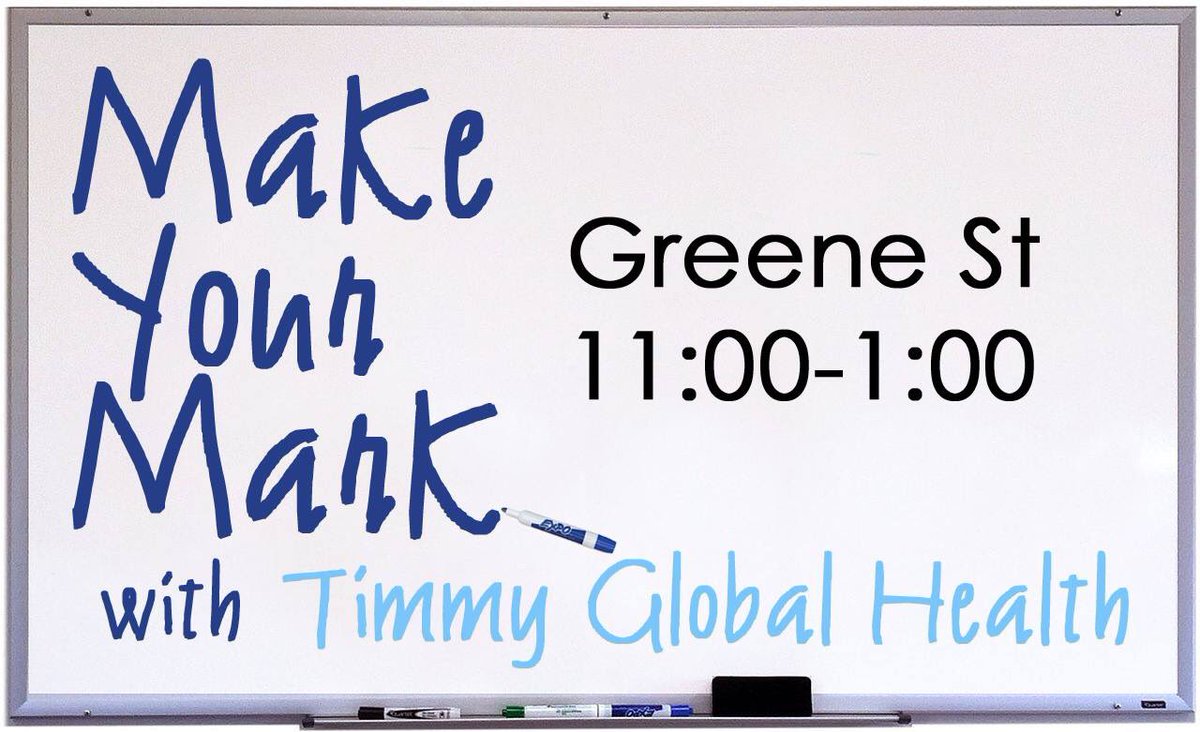 USCTimmy's tweet photo. Global Health Week has officially started! Come see us out on Greene St 11-1 to share your thoughts on global health https://t.co/iBC0v3m5Kd