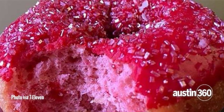 austin360's tweet photo. Slurpee fan? 7-Eleven is selling a doughnut inspired by the frozen drink https://t.co/QLZKjOYQQq https://t.co/lBd1h7R2fS