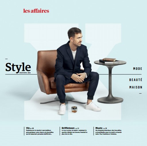 Le nouveau supplément Style à ne pas manquer dans le journal <a href="/la_lesaffaires/">Les Affaires</a> !