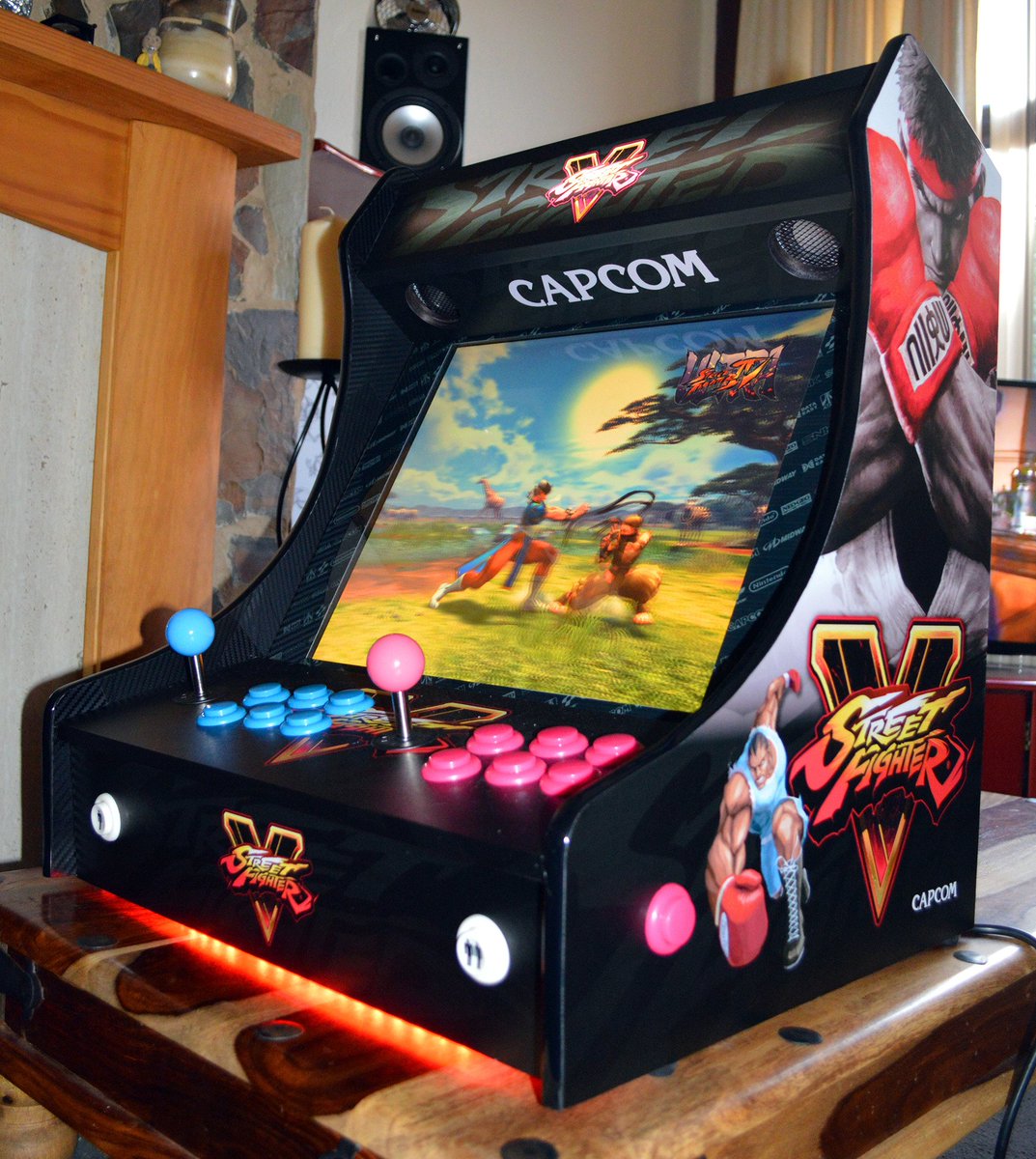 Mini Arcade Machines On Twitter Street Fighter V Themed Bartop