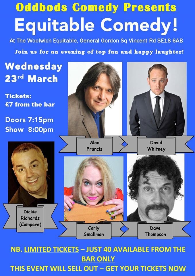 @JimNewsquest here's another two reasons :-) #comedy <a href="/TheWoolwichPub/">Woolwich Equitable</a> Wednesday and <a href="/BaringHallHotel/">Baring Hall Hotel</a> on Thursday