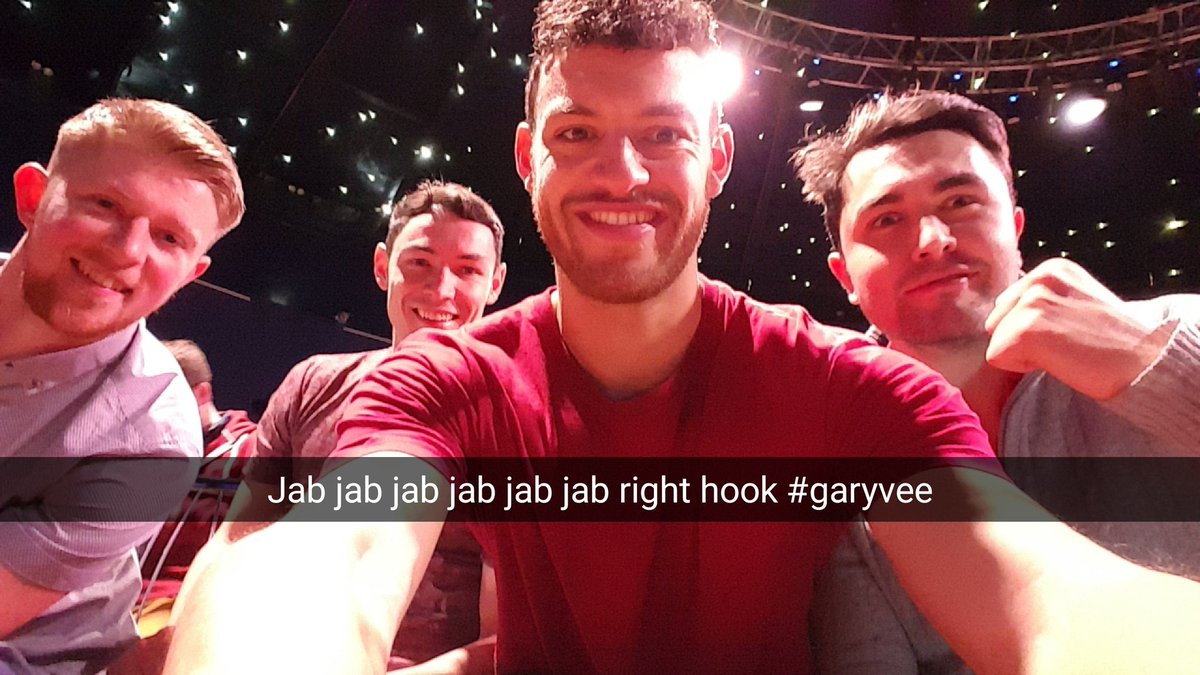 AlRyan69's tweet photo. Buzzing for @garyvee . Get your jabs on #GaryVeeDublin @JTKen @anthony_aptOn https://t.co/Z4jKyV7vMy