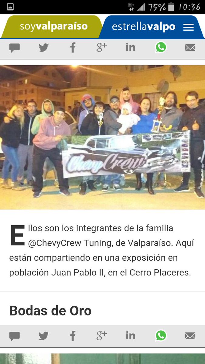 ChevyCrewTuning's tweet image. Aquí estamos en la Estrella de Valparaiso día que fuimos a compartir a Cerro Placeres Familia Tuning #Chevycrew