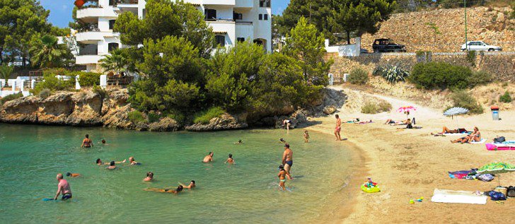 SWMallorca's tweet photo. Images of the stunning Little Beach (Pellicar) in Santa Ponca, SW Mallorca, Still water in a more secluded location! https://t.co/13Cp5Vq8l7