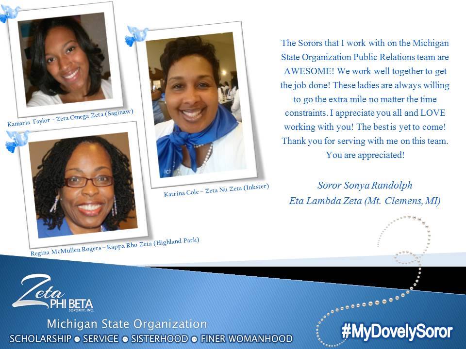 Michigan Zetas on Twitter "Let's Celebrate Kamaria Taylor, Regina