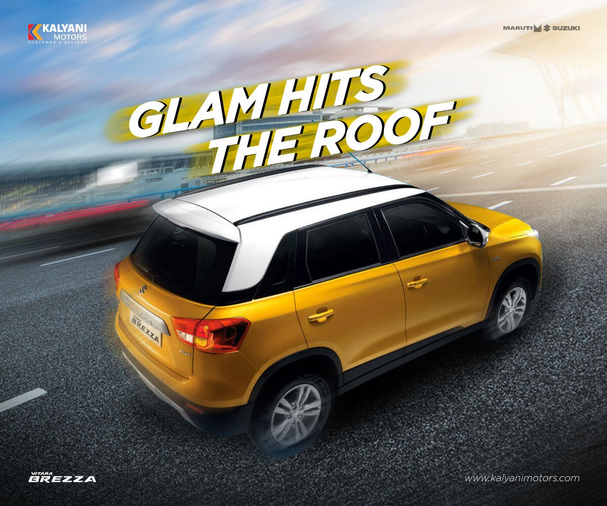 Vitara Brezza on Twitter: "The floating roof design gives ...