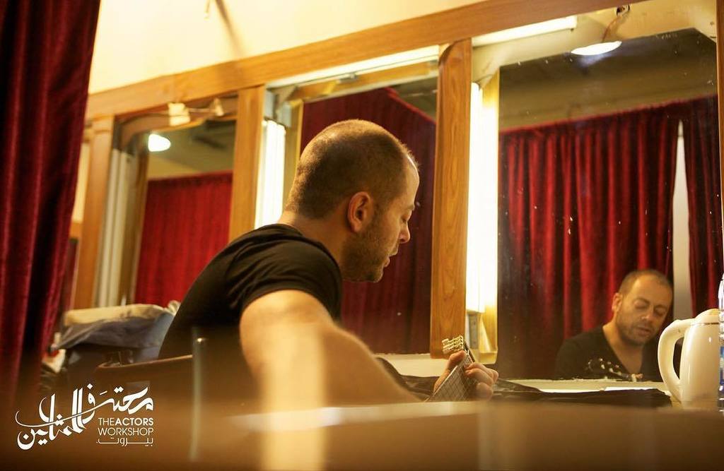awbeirut's tweet photo. Venus backstage... Only two more nights to go.

#theactorsworkshopbeirut https://t.co/MmTgeVpzSl