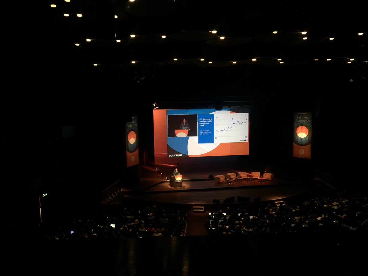 Great opening at the Coursera Partners Conference #CourseraNL