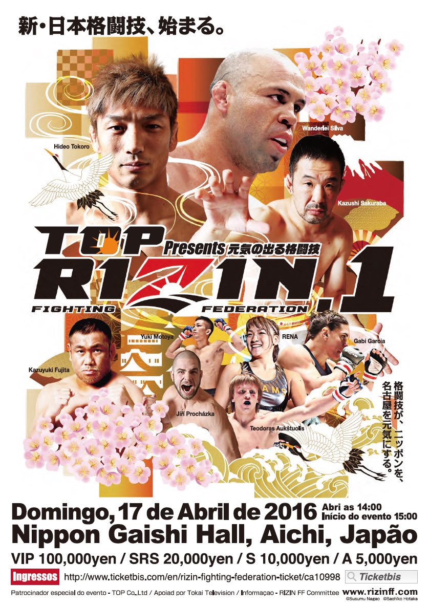 Rizin Fighting Federation 1: Next Event - April 17 (OFFICIAL DISCUSSION)New fight  announced - Page 5 CeEDOFnUkAAmDmW