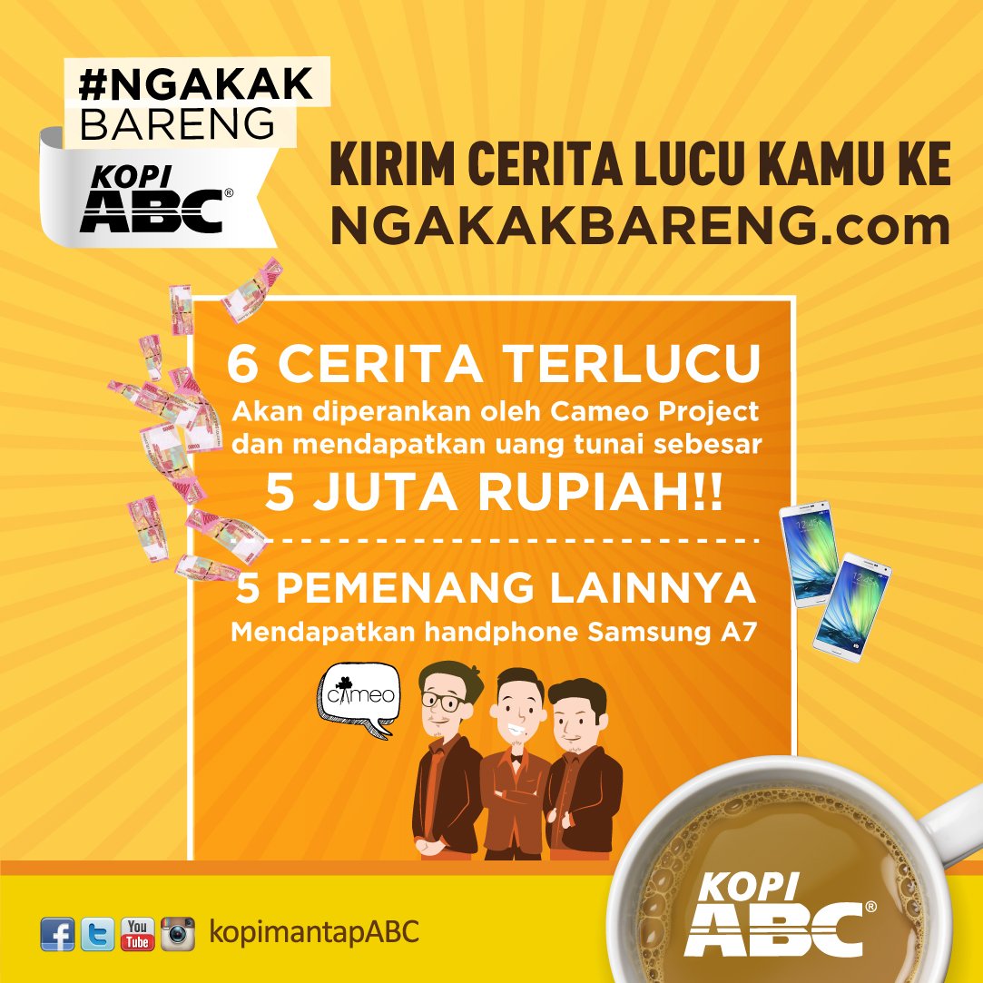 Kopi Abc On Twitter Ayo Ikutan Ngakakbareng Bareng Kopi Abc Dan