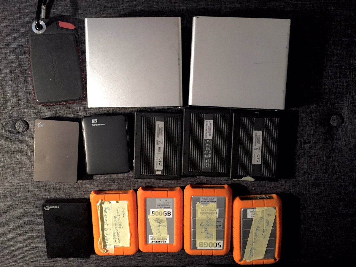 danielbarnbeck's tweet photo. New personal #record: Most in the same #Projekt used #Harddrives with a total of 29.5 #TB! https://t.co/T6f8hV27Yx