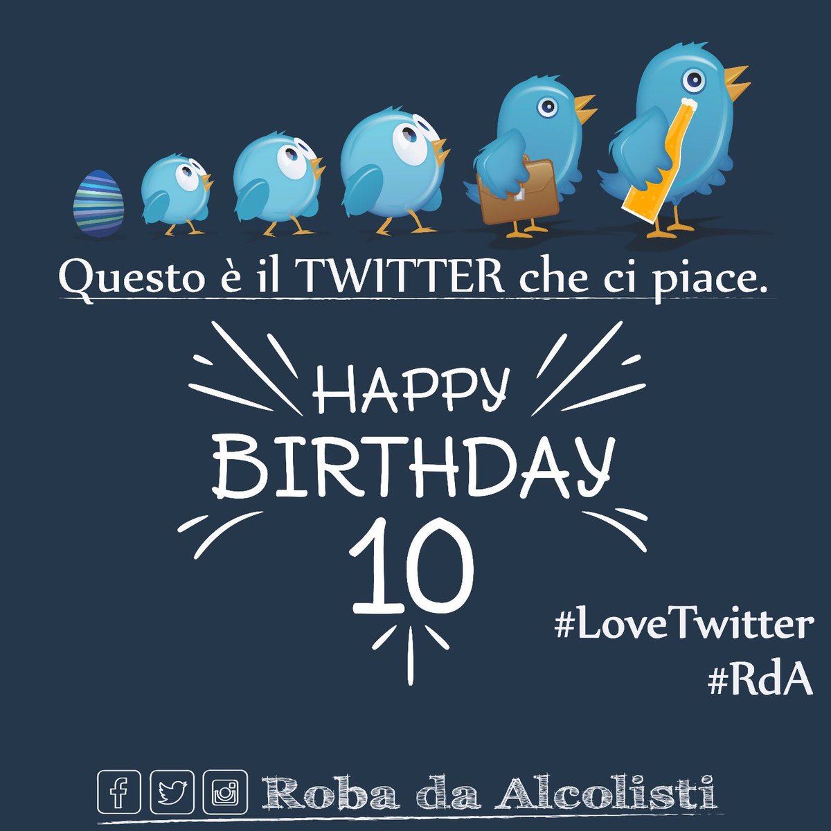 RobadAlc's tweet photo. All'uccellino che cinguetta noi preferiamo quello ubriaco #LoveTwittter #RdA seguici su https://t.co/sHjyqdo3Hb https://t.co/vDkCEMDM6R